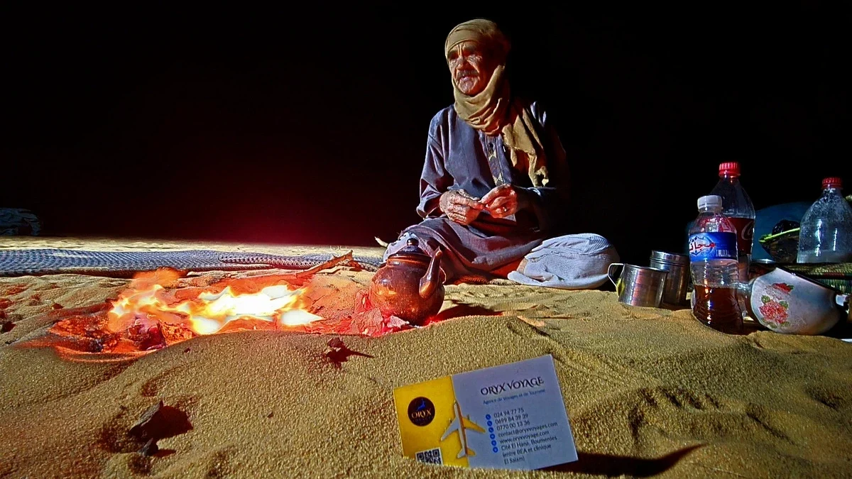 Camping in the Sahara