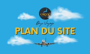 Plan du site Oryx Voyage