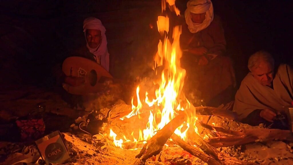Camping in the Sahara