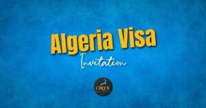 Algerian Visa Invitation Letter