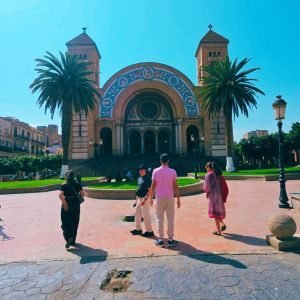 Cathedral of the Sacred Heart Oran – French colonial architecture now serving as central library