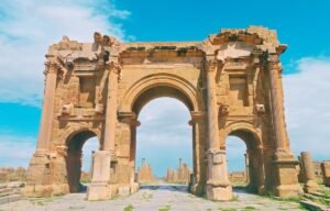 Timgad Algeria trajan arc