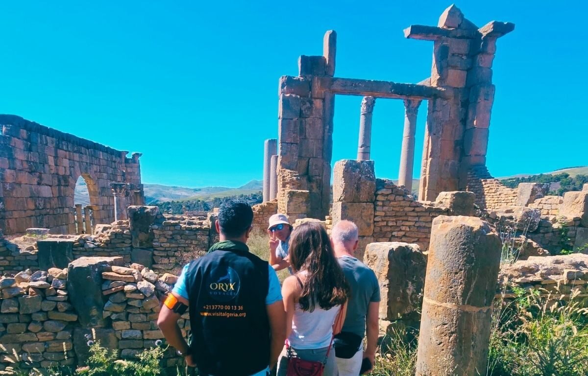 Visiting Djemila Algeria