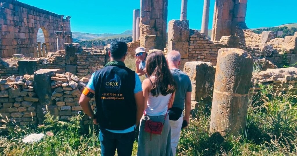 Visiting Djemila Algeria