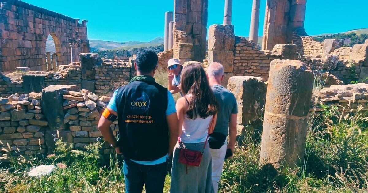 Visiting Djemila Algeria