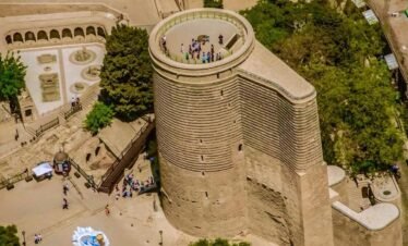 la tour de la Vierge Azerbaïdjan