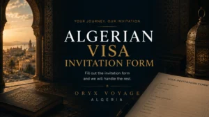 Algerian Visa Invitation Form