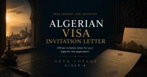 Algerian Visa Invitation Letter