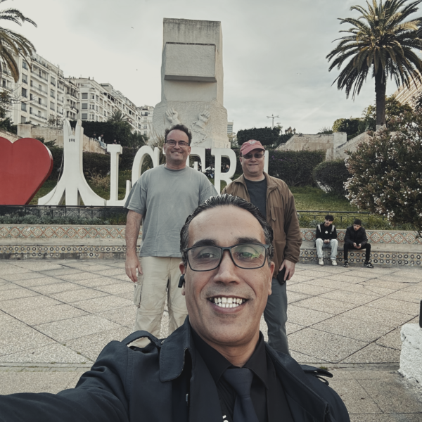 Oryx Voyage guests Selfie in Algiers