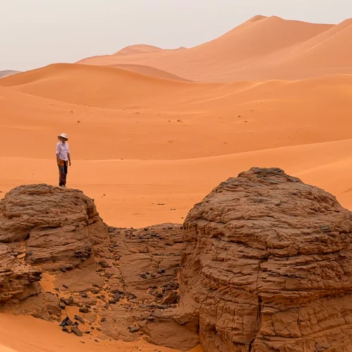 Lena in Djanet Dunes