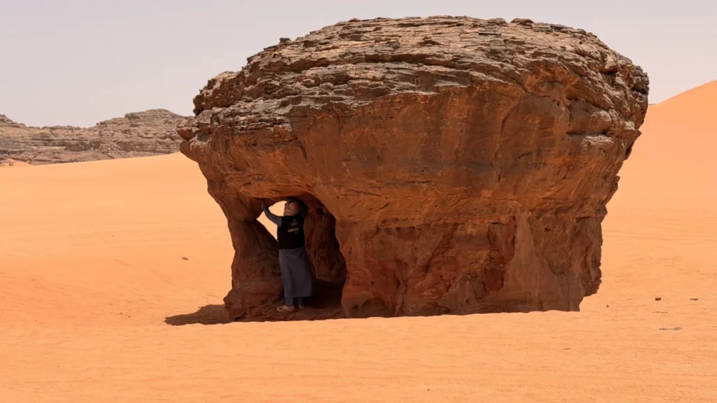 Rock formation in Djanet Tassili Najjer
