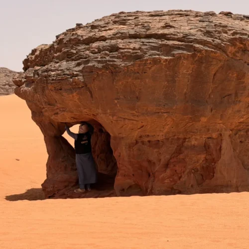 Rock formation in Djanet Tassili Najjer
